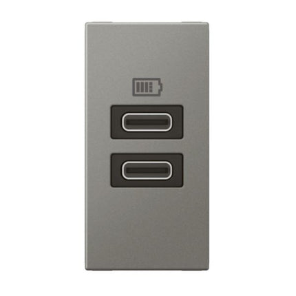 571693Legrandوحدة مقبس USB أرتيور C+C 3A 15W مغنيسيوم