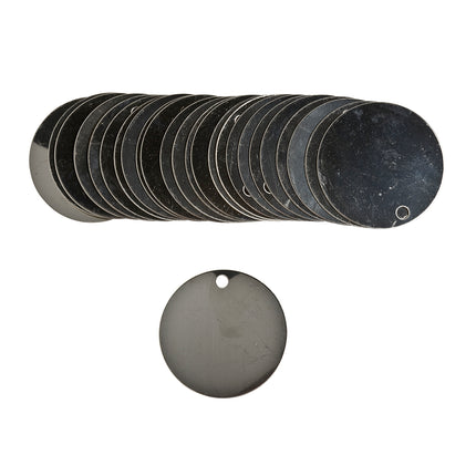 Blank Steel Round Valve Tags