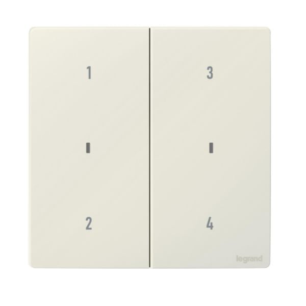 281515MWLegrandمفتاح التحكم عن بعد اللاسلكي من Legrand، 4 اتجاهات
