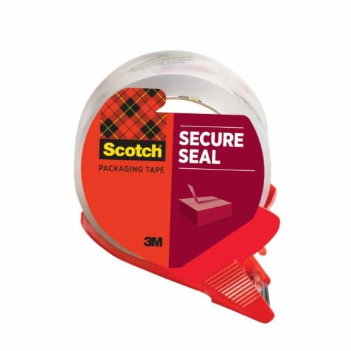000511419578903Mشريط التعبئة والشحن Scotch 3250-RD-36GC الشفاف 1.88 بوصة × 54.6 ياردة