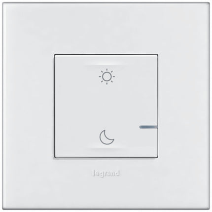 574208Legrandمفتاح لاسلكي Arteor مع Netatmo للاستيقاظ والنوم أبيض