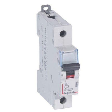 407664Legrandقاطع دارة Legrand MCB DX3 6000A أحادي القطب 3A منحنى C