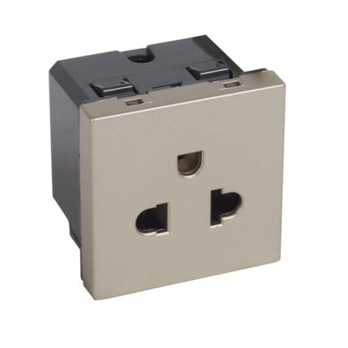 570039Legrandمقبس Arteor يورو-أمريكي 16A 250V شامبانيا وحدتين
