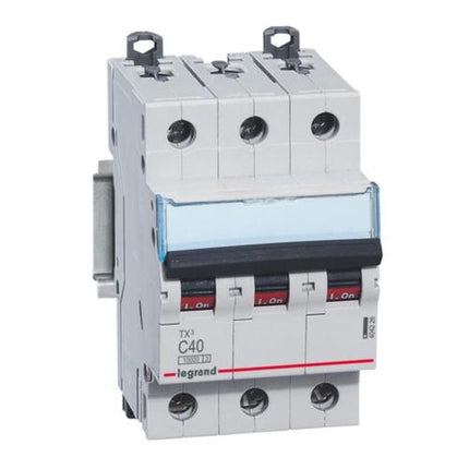 404226Legrandقاطع دارة Legrand MCB TX3 10000A ثلاثي الأقطاب 40A منحنى C