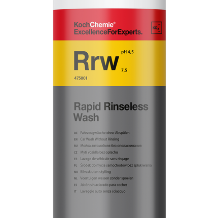 شامبو غسيل بدون شطف Rapid Rinseless Wash 1 لتر كوش كيمي | Rrw