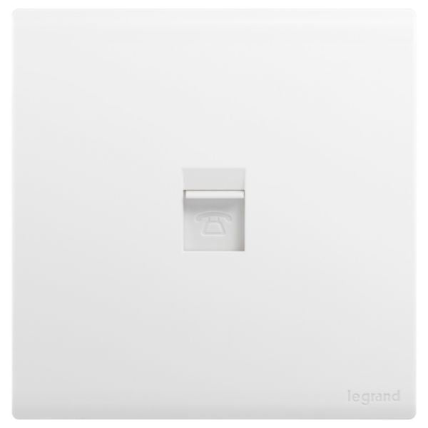 MEC42017WHLegrandمقبس Obria RJ11 أبيض مات من Legrand لتوصيل الهاتف