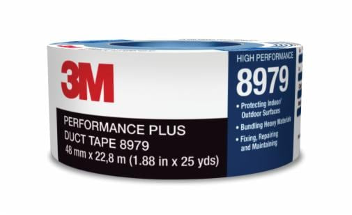 000511119221253Mشريط 3M Performance Plus السميك 8979 أسود 29 إنش × 60 ياردة