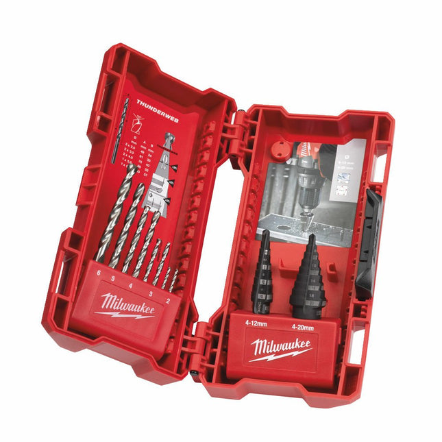 48899350Milwaukee48899350 | سيت برايم هرمية ومعدنية 10 قطع