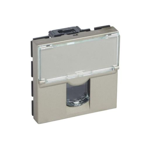 570059Legrandمقبس Legrand Arteor RJ45 الفئة 6 UTP بـ 2 وحدات لون شمبانيا