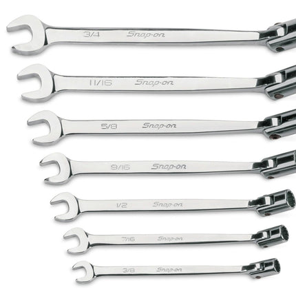 FHO607BSnap-Onمجموعة مفاتيح SAE 7 قطع من سناب-أون