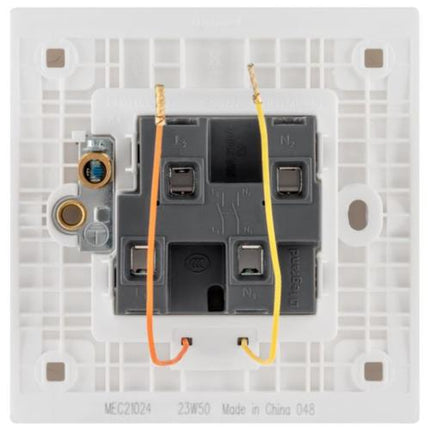 MEC21024SLLegrandمفتاح أوبريا أحادي 20 أمبير ثنائي القطب مع مؤشر LED فضي داكن