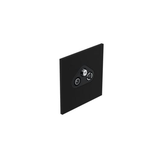 AR-68445Legrandمقبس تلفاز أرت دارنولد بقناة واحدة TV-R-SAT إبيور أسود مات