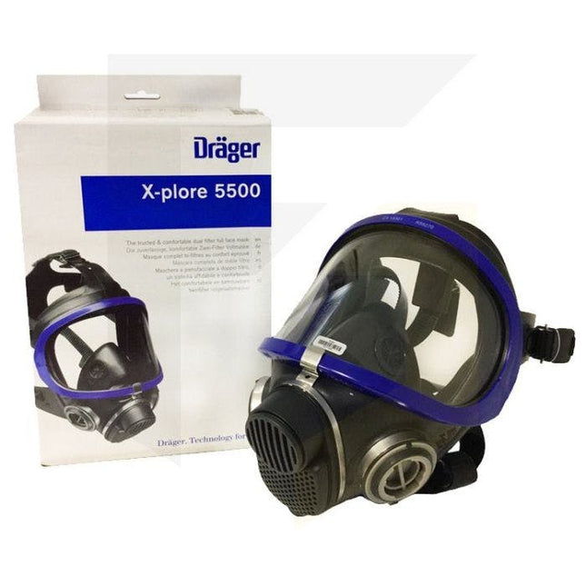 R55270Drägerقناع الوجه الكامل درايجر X-plore 5500 مع عدسة PC