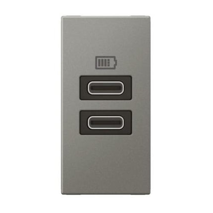 571693Legrandوحدة مقبس USB أرتيور C+C 3A 15W مغنيسيوم