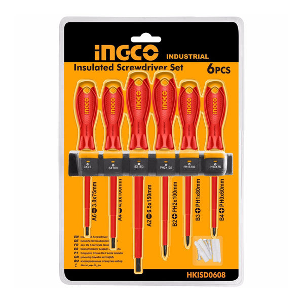 6pcs Insulated Screwdriver Set