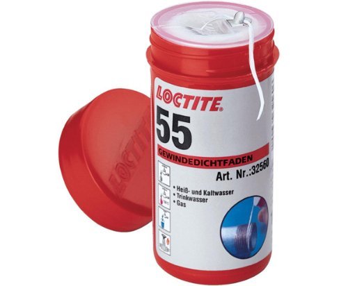 Loctite 55 Pipe Securing Thread Cord for Water and Gas Leak Repair |150 Meters