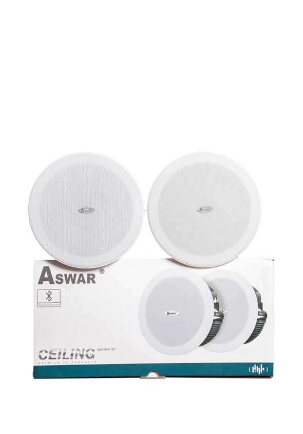 Aswar IT Bluetooth Ceiling Speakers 2*10W | AS-CS20W3B-KIT