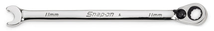 SRXRM11Snap-Onمفتاح Snap-on 11 ملم Flank Drive قابل للعكس مع صندوق تروس