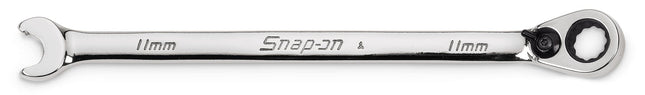 SRXRM11Snap-Onمفتاح Snap-on 11 ملم Flank Drive قابل للعكس مع صندوق تروس