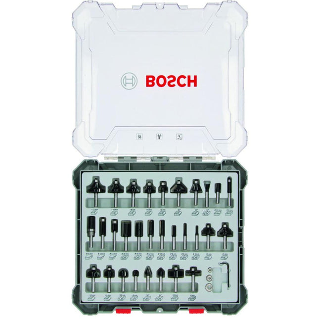 Bosch Tools,2607017474,Router Bit Set Mixed | 6mm shank 30pcs