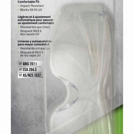 71001666373Mنظارات الأمان 3M SecureFit 200 مضادة للضباب عدسة شفافة