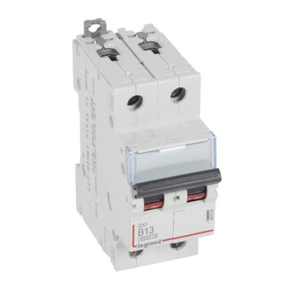 407508Legrandقاطع دارة Legrand DX3 ثنائي القطب 13A منحنى B 6000A