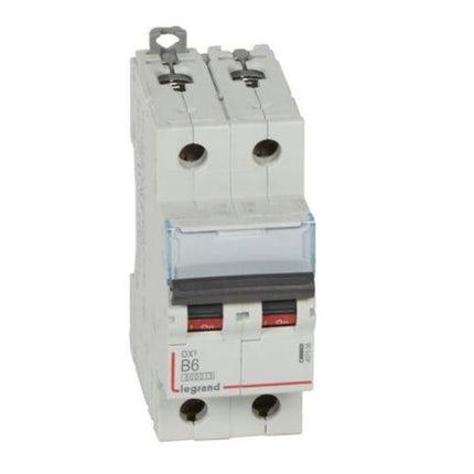 407506Legrandقاطع دارة Legrand DX3 ثنائي القطب 6A منحنى B
