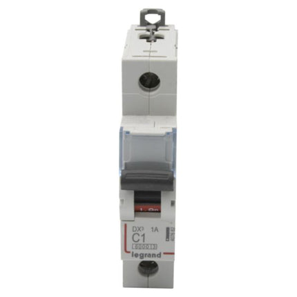 407662Legrandقاطع دائرة Legrand DX3 أحادي القطب 1A بسعة 6kA منحنى C