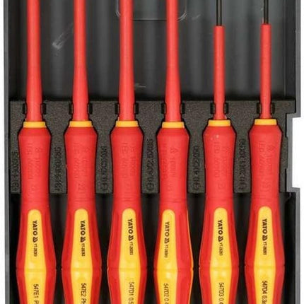 VDE Precision Screwdriver Set 6 Pcs - Slotted and PH