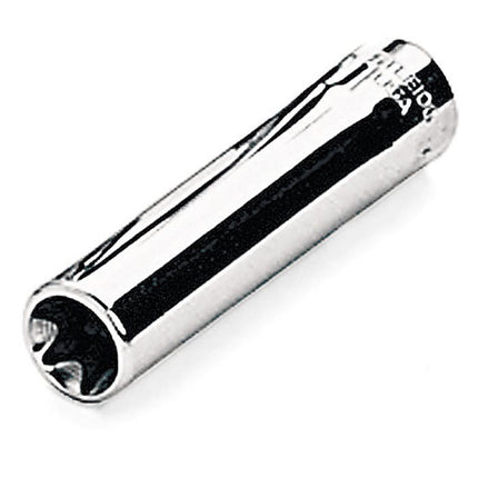 STLE100Snap-Onمقبس TORX E10 بقيادة 1/4 بوصة من Snap-on عميق مع طلاء كروم