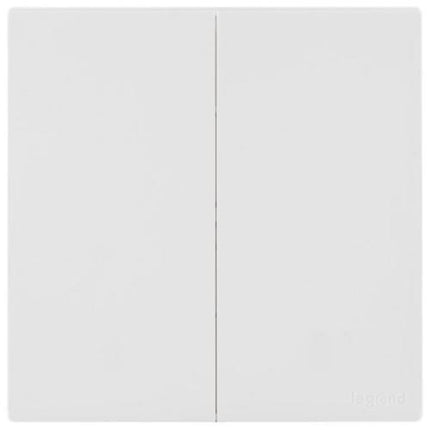 MEC23022WHLegrandلوغراند أوبريا زر ضغط مزدوج أبيض
