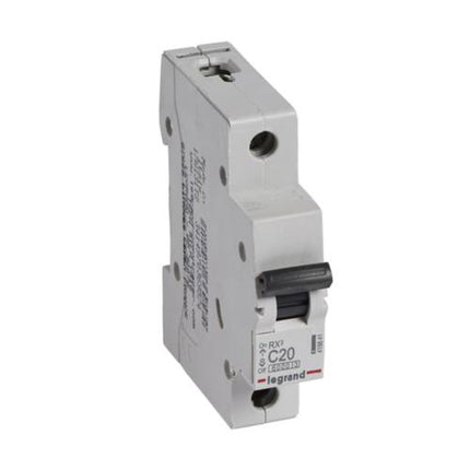 419841Legrandقاطع دائرة Legrand RX3 أحادي القطب 20A منحنى C