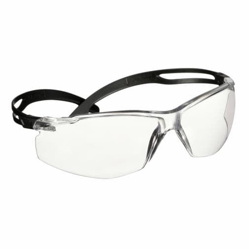 71002287363Mنظارات الأمان 3M SecureFit 500 Series SF501AF-BLK بعدسات شفافة مضادة للضباب