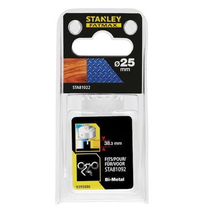 STA81022-XJ /STANLEYمنشار حفر ستانلي فاتماكس بي ميتال 25 ملم