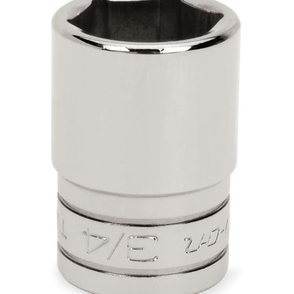TW441Snap-Onمقبس Flank Drive® ضحل بقياس 1-3/8" SAE سداسي النقاط بمحرك 1/2" مطلي بالكروم