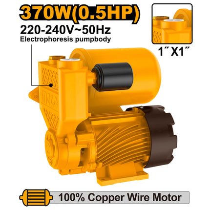 VPA37068INGCOمضخة مياه INGCO VPA37068 بقوة 370 وات ذاتية التحضير