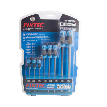 FHHK4008Fixtecمجموعة مفاتيح سادسة بمقبض T من FIXTEC 8 قطع CR-V FHHK4008