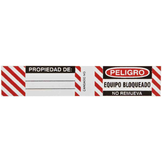 Steel Padlock Labels