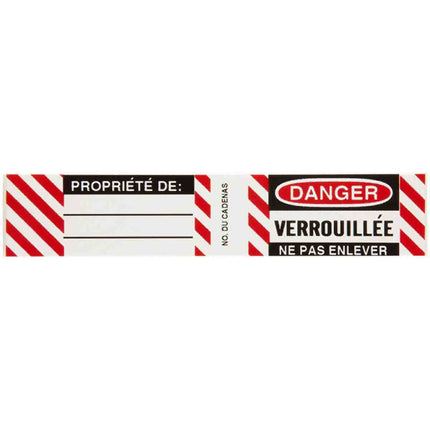 Steel Padlock Labels