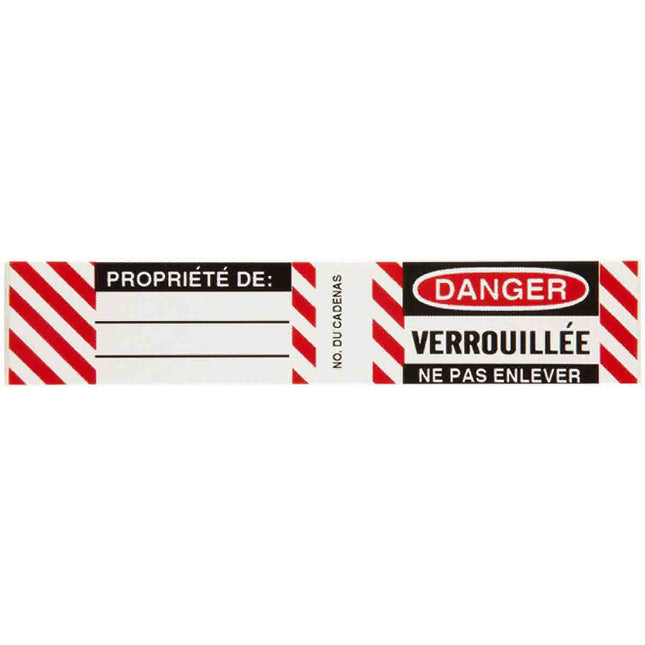 Steel Padlock Labels