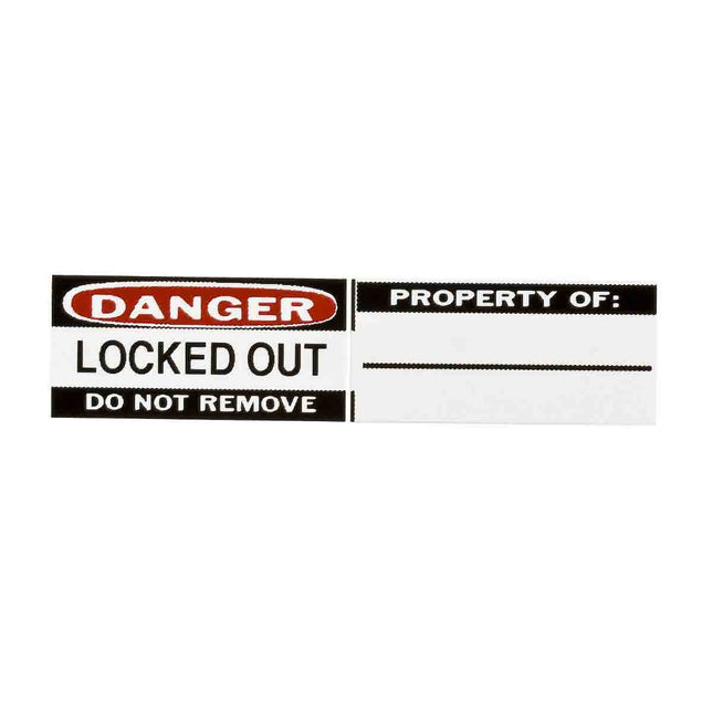Aluminium Padlock Labels