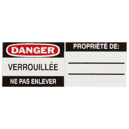 Aluminium Padlock Labels