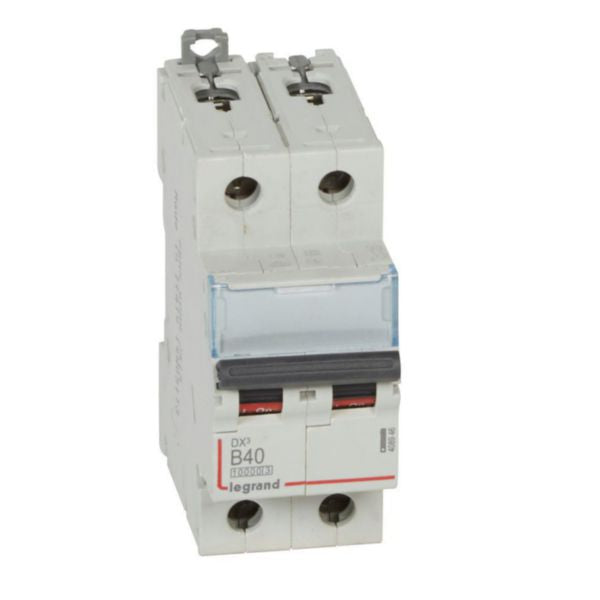 408946Legrandقاطع دائرة Legrand DX3 ثنائي القطب 40A منحنى B
