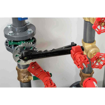 Universal Valve Lockout Base Clamping Unit