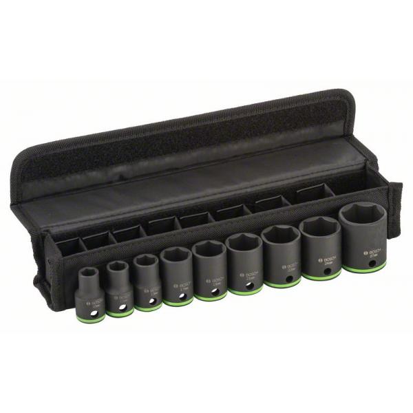 Bosch Tools,2608551100,Socket Wrench bits Set | 9pcs-38mm-1/2 Inch