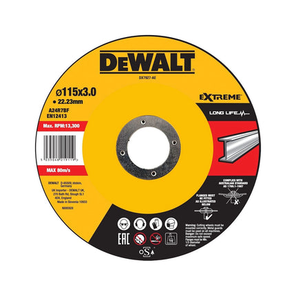 DX17927-XJDEWALTقرص قطع معادن ديوالت DX17927-XJ 115 ملم إكستريم 2.8 ملم