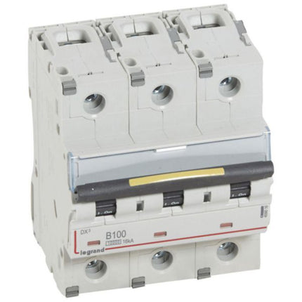 409016Legrandقاطع دورة Legrand DX3 ثلاثي الأقطاب 100A منحنى B