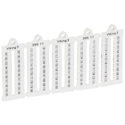 039511Legrandورقة علامات Legrand Marker Label Sheet Viking 3 بتباعد 5 ملم