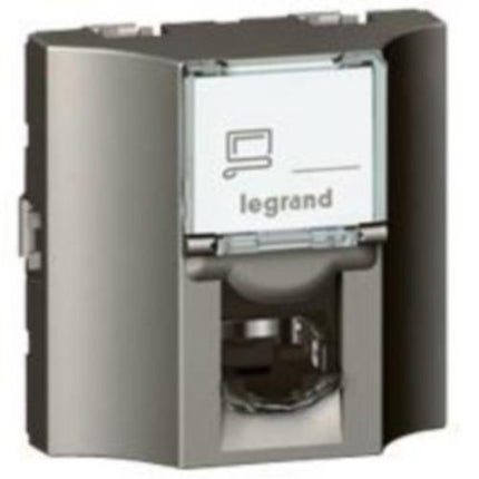 572832Legrandمقبس Arteor RJ45 مرور الفئة 5e FTP قابل للتوصيل من الخلف وحدتان