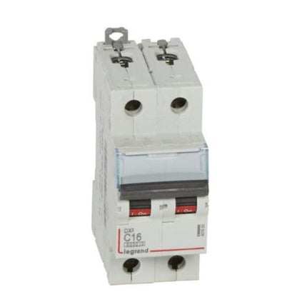 407800Legrandقاطع دارة ليجراند DX3 ثنائي القطب 16A منحنى C 6000A